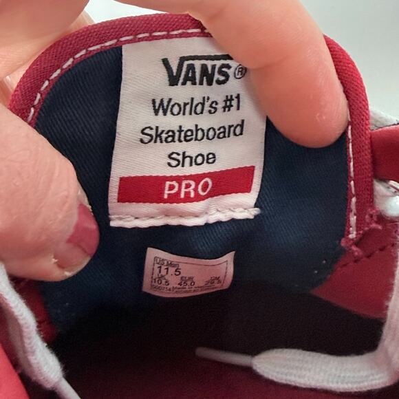 Vans Era Pro Kader Sylla Athletic Skateboard Sneakers Men 11.5 Navy Blue Low Top - Picture 10 of 10